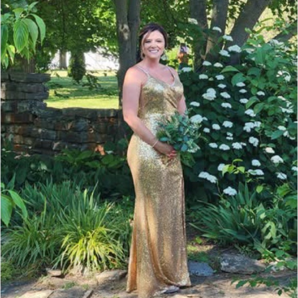 Revelry Gold Sequin Dress